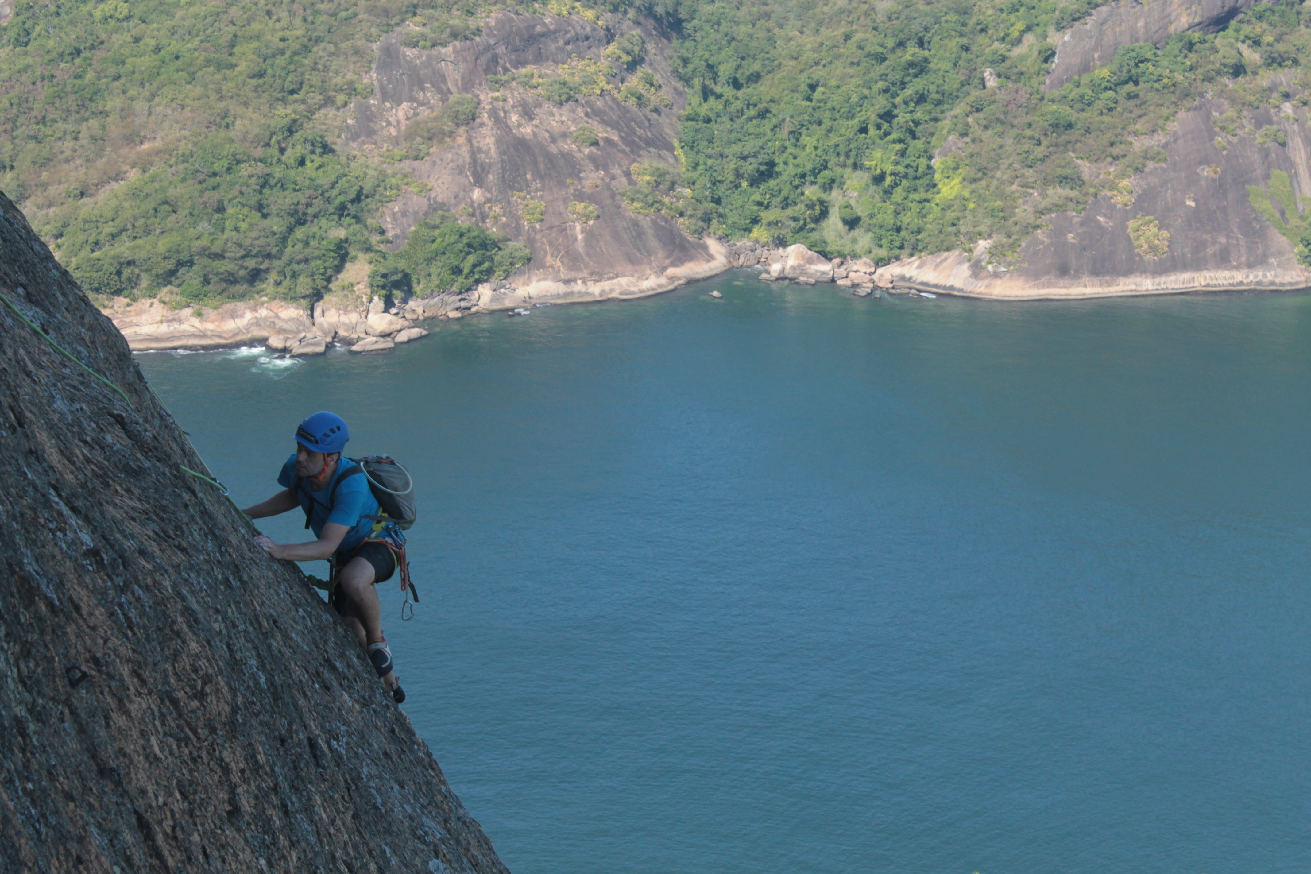 Rock climbing in Rio